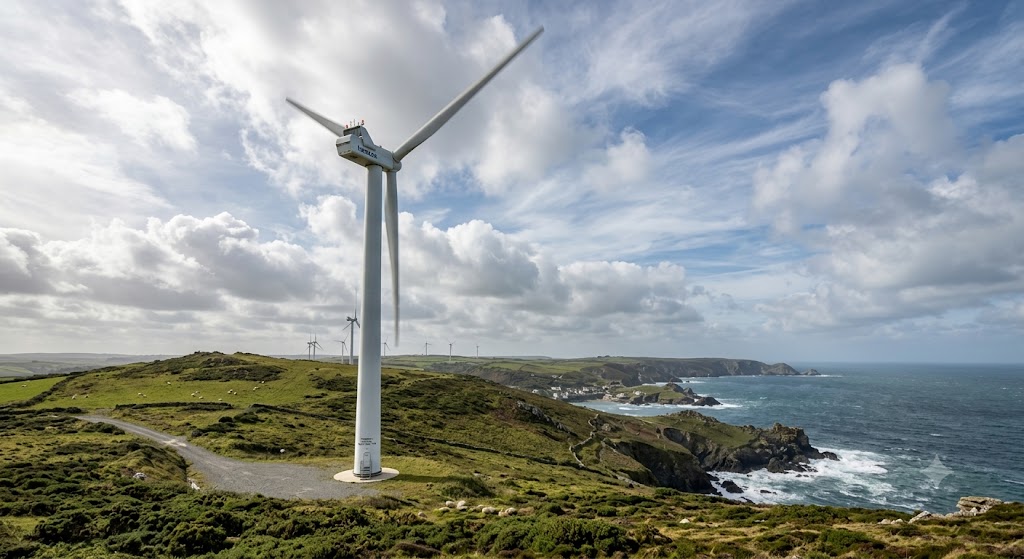 Wind turbine with slewing bearings